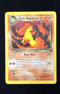 Dark Rapidash - Team Rocket - 44/82 - Pokemon TCG - LP - Image 1