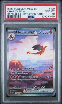 PSA 10 Charizard ex - 199/165 - 151 English - Pokemon - Read Description - Image 1