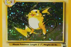 Raichu 16/130 Base Set 2 Pokemon Holo Rare 2000 WOTC NM Lightning *Swirl* - Image 5