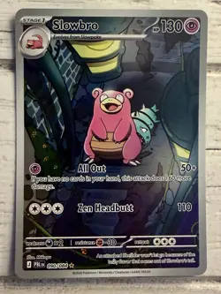 Slowbro #090/084 Pitch Black Illustration Rare Holo English! NM/MINT!! - Image 1