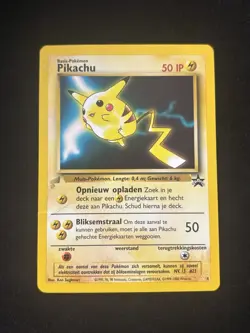 Pikachu 4 Pikachu World Collection Movie Promo Dutch Pokemon TCG - DMG - Image 1