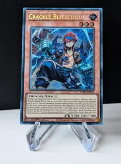 Yugioh Chaos Origins Crackle Blitzclique Secret Rare CORI-EN012 - Image 1