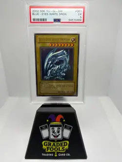 2002 SDK Yu-Gi-Oh! #001 - Blue-Eyes White Dragon - PSA 5 - Fresh cert - Image 1