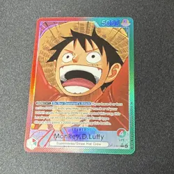 • Monkey.D.Luffy • OP13-001 Alt Art Leader Holo Foil One Piece TCG NM - Image 1