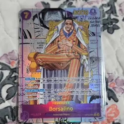 Bandai One Piece CCG Borsalino OP16-073 Rare Foil Alt Art, Time of Battle - Image 1