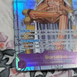 Bandai One Piece CCG Borsalino OP16-073 Rare Foil Alt Art, Time of Battle - Image 4