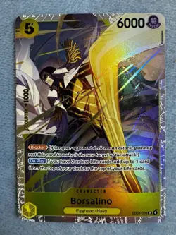 One Piece TCG - Borsalino OP15 EB04-058 SR Adventure On Kami's Island English - Image 1