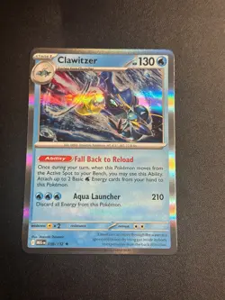 Pokemon TCG - Clawitzer 038/132 - Holo Rare - Mega Evolutions - Image 1