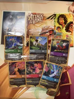 Disney Lorcana Attack of the Vine Prerelease Promo Set + Poster Set SHIPS NOW - Image 1