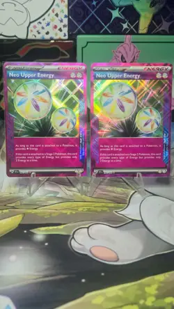 2x Neo Upper Energy 162/162 - Temporal Forces - Pokemon TCG - ACE SPEC Rare - NM - Image 1