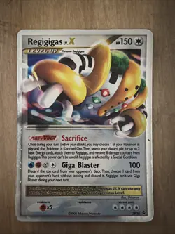 Pokemon TCG - Regigigas Lv. X DP30 - Diamond & Pearl Black Star Promo 2006 LP - Image 1
