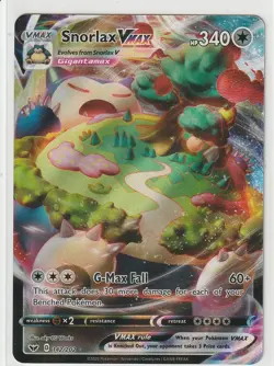 Snorlax VMAX 142/202 Holo Rare VMAX Sword & Shield Pokemon NM - Image 1