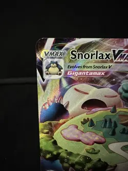 Snorlax VMAX 142/202 Sword and Shield Base Set Holo Rare VMAX NM Pokemon Card - Image 3