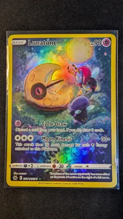 Lunatone GG11/GG70 Art Rare NM - Crown Zenith Galarian Gallery | Pokemon TCG - Image 1