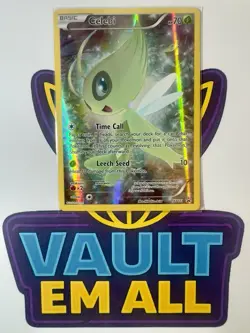 Pokemon Celebi XY111 XY Mythical Collection Full Art Holo Black Star Promo - Image 1