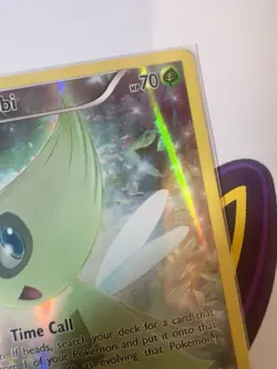 Pokemon Celebi XY111 XY Mythical Collection Full Art Holo Black Star Promo - Image 3