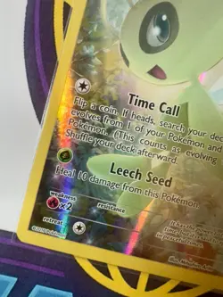 Pokemon Celebi XY111 XY Mythical Collection Full Art Holo Black Star Promo - Image 4