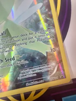 Pokemon Celebi XY111 XY Mythical Collection Full Art Holo Black Star Promo - Image 5