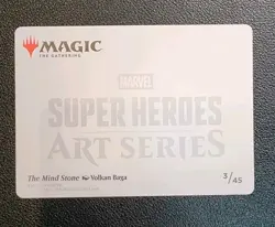 The Mind Stone Art Card 3 Art Series: Marvel Super Heroes MTG NM - Image 4