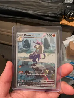 Mienshao White Flare Illustration Rare Pokemon TCG Card 134/086 - Image 1