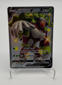 Pokemon Trading Card Game TCG Shining Fates Rillaboom V SV105/SV122 - Image 1