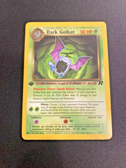 Dark Golbat 24/82 1st Edition Team Rocket Pokemon LP - Pokemon Card - Image 1