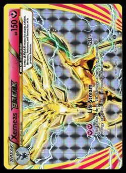 Xerneas BREAK 82/114 Holo Steam Siege Pokemon Card - Image 1