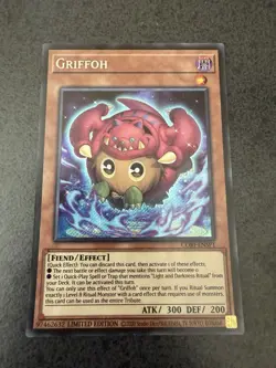 Griffoh - Secret Rare Sneak Peek Promo Card - CORI-ENSP1 - Yu-Gi-Oh! - Image 1