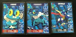 FROAKIE X FROGADIER X GRENINJA - POKEMON CCG POKEDEX EDITION CARD EVOLUTION - Image 1