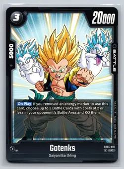 Dragon Ball Super Card Game Gotenks FB05-097 UC Fusion World Saiyan Earthling - Image 1