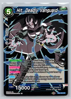 Hit Deadly Vanguard DB2-040 SR Dragon Ball Super Card Game Battle Card - Image 1