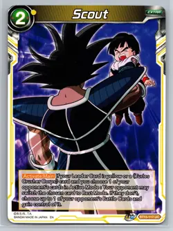 Scout BT15-117 UC Dragon Ball Super Card Game Yellow Extra Card Turles - Image 1