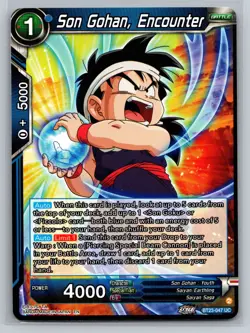 Son Gohan Encounter BT23-047 UC Saiyan Earthling Dragon Ball Super Card Game - Image 1
