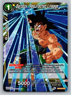Bardock Resurrected Lineage EX19-15 EX Dragon Ball Super Card Game Saiyan - Image 1