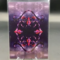 Violet Holographic Anime Collectible Trading Card - Image 4