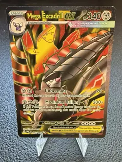 Pokemon TCG - Mega Excadrill EX 103/084 - Pitch Black - Holo Ultra Rare Card - Image 1