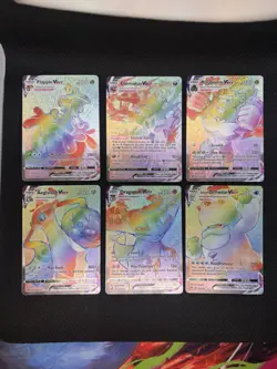 Pokemon TCG- Vmax Rainbow Rare Lot Of 6 Cards Nm/m - Image 1