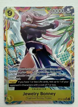 Jewelry Bonney OP13-108 SR Alt Art Foil EN One Piece Card Game - Image 1