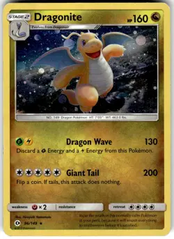 Dragonite Holo 096/149 Miscellaneous Cards & Products Pokemon LP Fast Ship - Image 1