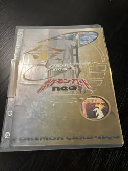 1999 Pokemon Neo Genesis Promo 9-card Binder - Image 1