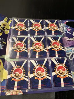 1999 Pokemon Neo Genesis Promo 9-card Binder - Image 4