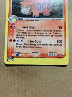 Camerupt 4/109 EX Ruby & Sapphire - HOLO BLEED Pokemon Card - NM/Mint - Image 2