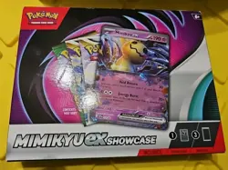 Pokemon TCG Mimikyu ex Showcase Box Sealed Promo Card and Booster Packs - Image 1
