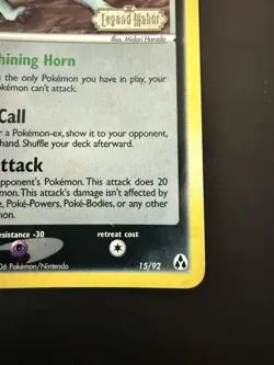 Pokemon TCG Legend Maker Absol 15/92 Stamped Reverse Holo NM - Image 2