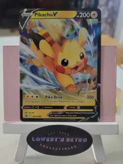 Pikachu V SWSH285 Black Star Promo Pokemon Card 820650851889 - Image 1
