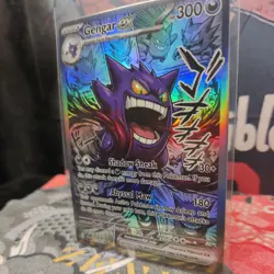 Gengar Manga Custom Made Pokemon Card ACG Kawaii Holofoil. Only 1 available - Image 3