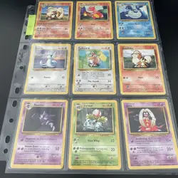 Vintage ⭐Complete Pokemon Base Set Common Uncommon Cards 1999⭐Pokemon Base set - Image 1
