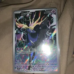 Pokemon TCG Xerneas EX 091/086 Ultra Rare Holo Card Chaos Rising - Image 1