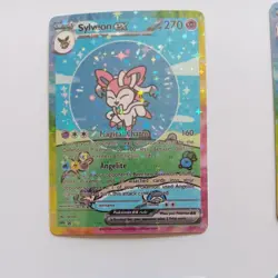 Eeveelution Bubble Fan Complete Set Of 12 Fan Art Display Card Stars Holo - Image 3