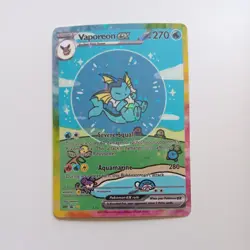 Eeveelution Bubble Fan Complete Set Of 12 Fan Art Display Card Stars Holo - Image 4